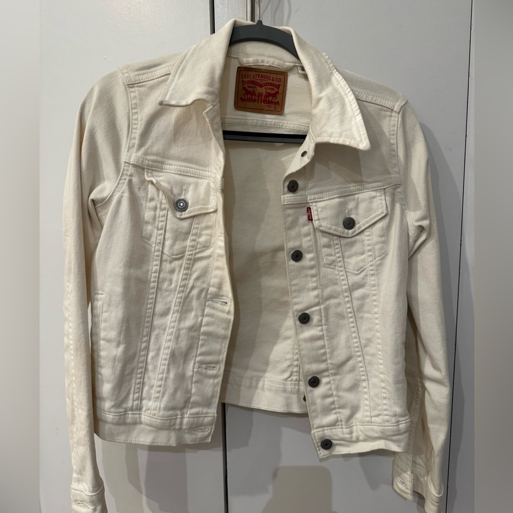 White Jean Jacket